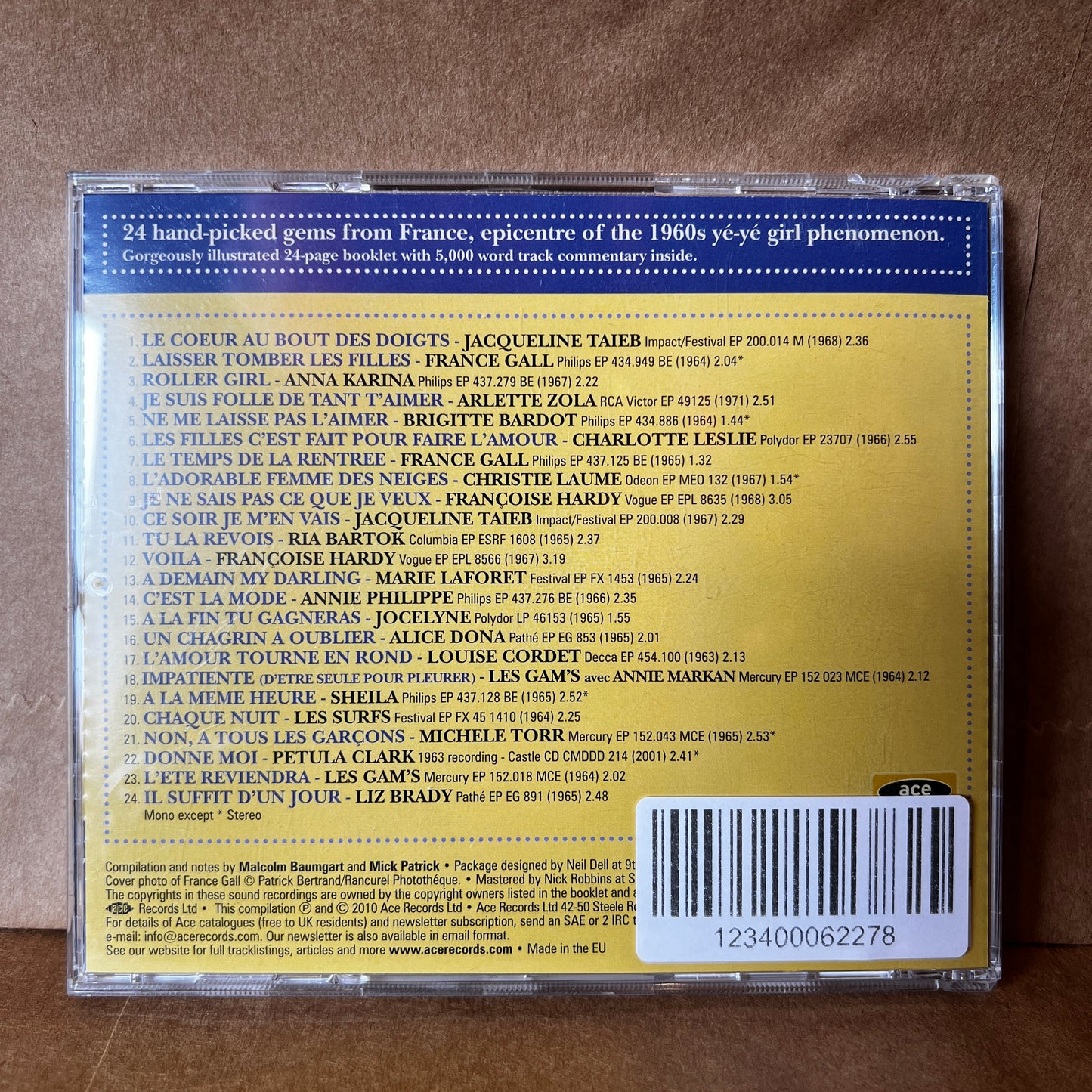 Used CD: Various Artists "C'est Chic! (French Girl Singers Of The 1960s)" CD