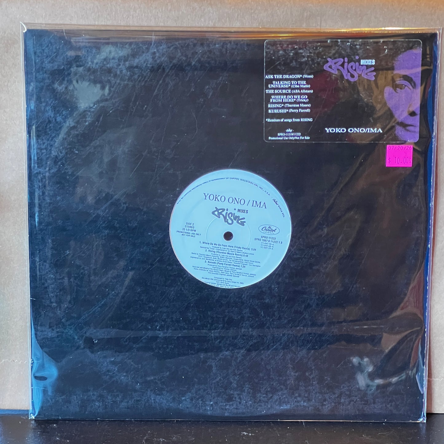 Used Vinyl: Yoko Ono / Ima ‎"Rising Mixes" 12" Single