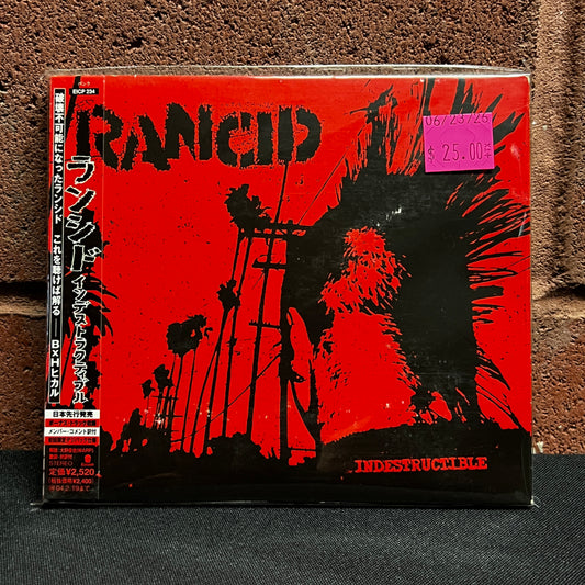 Used CD: Rancid "Indestructible" CD (2003 Japanese Press w/ Bonus Track)