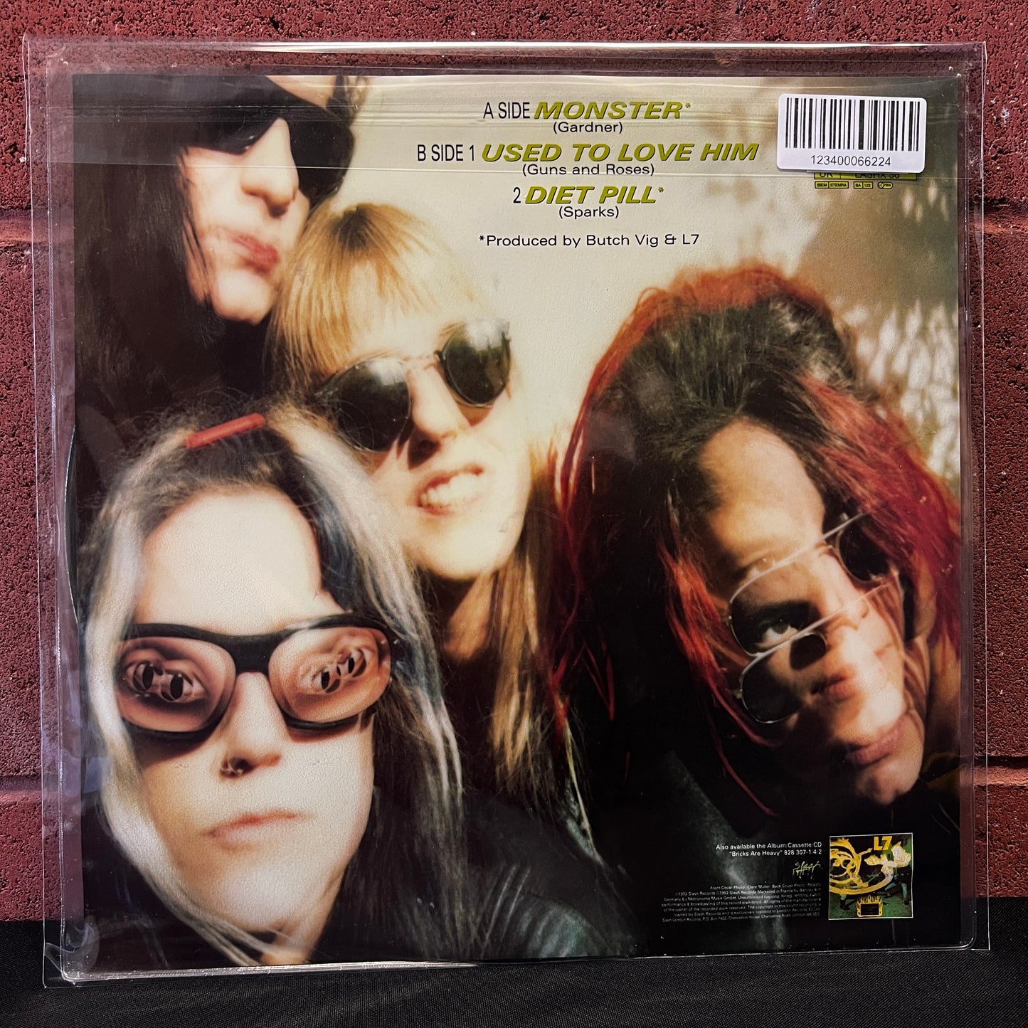 Used Vinyl: L7 "Monster" 12" (1992 Press - Picture Disc)