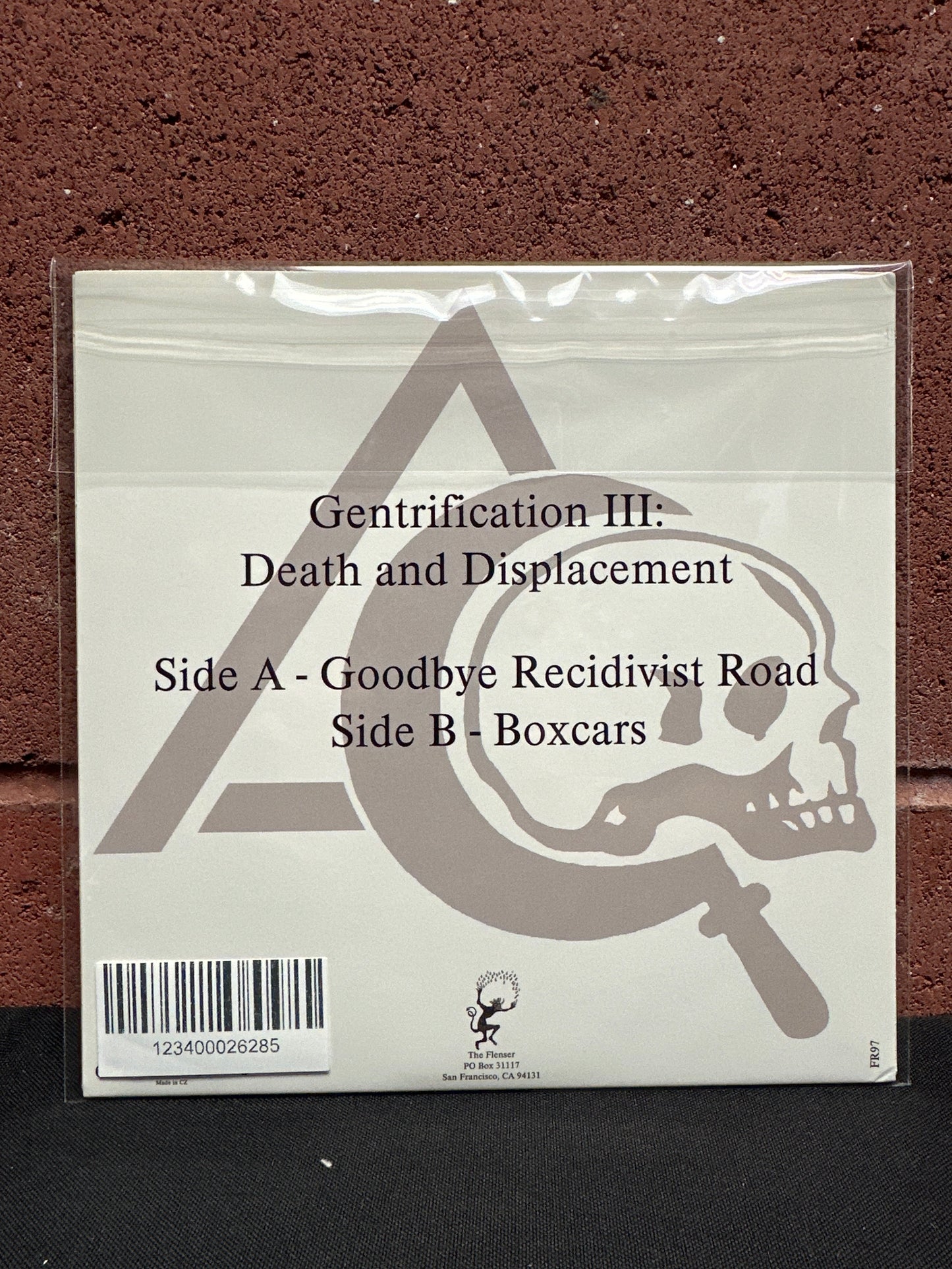 Used Vinyl:  Street Sects ”Gentrification III: Death And Displacement” 7" (Blue vinyl)