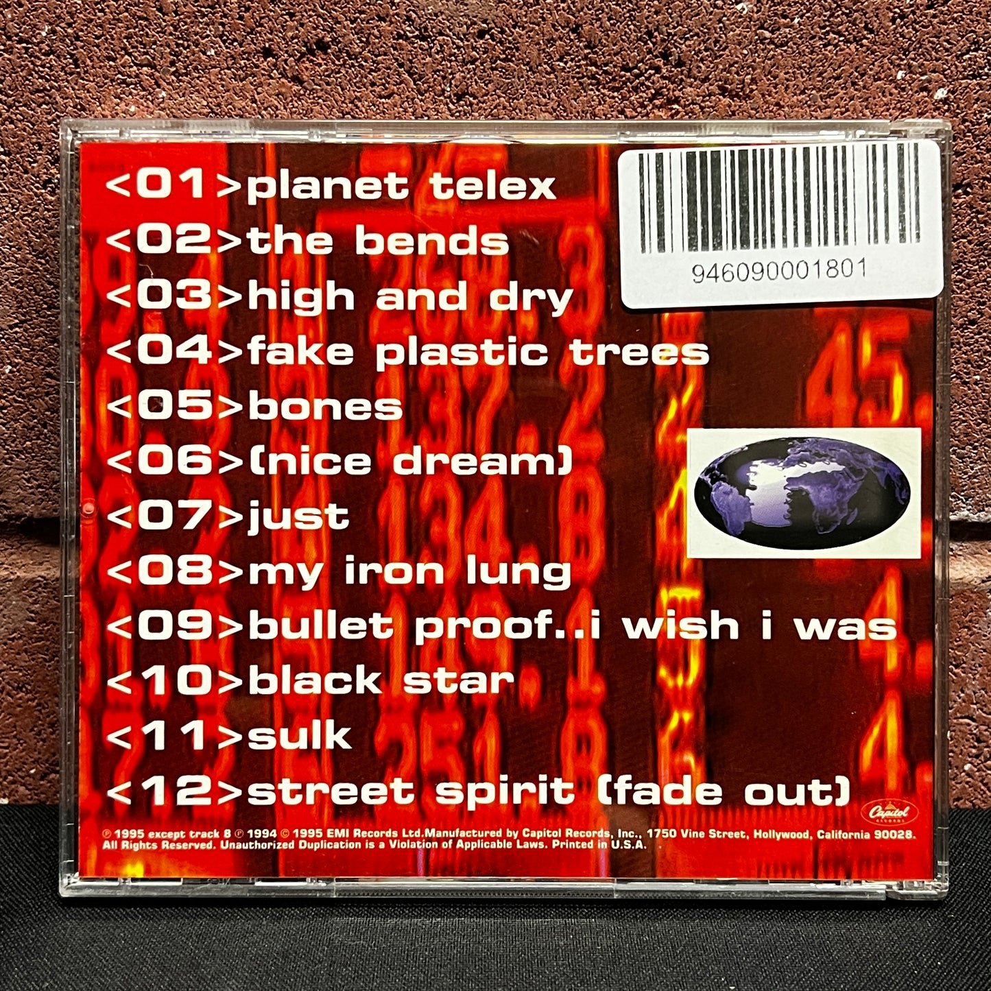 Used CD: Radiohead "The Bends" CD (1995 US BMG Club Edition)