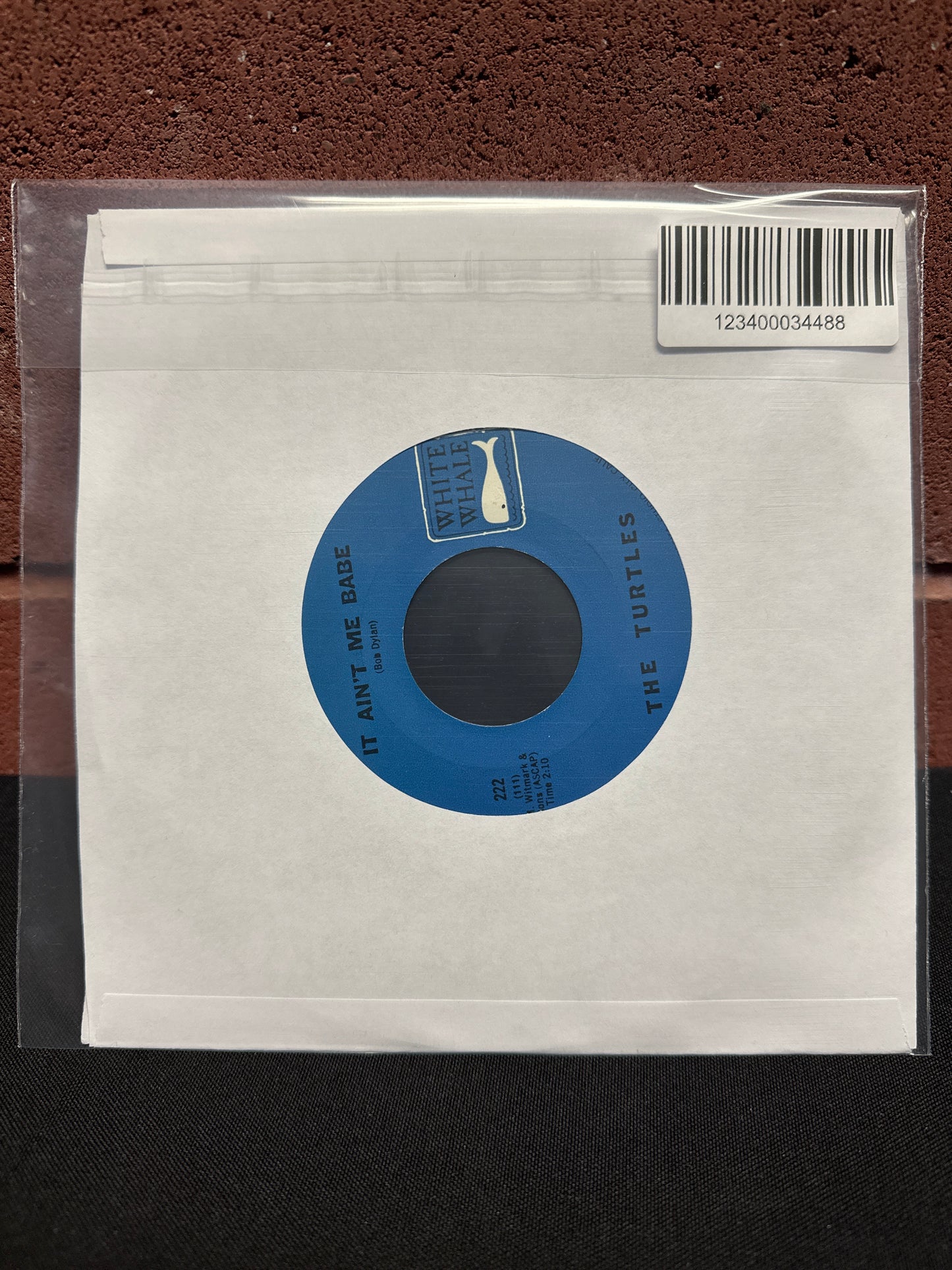 Used Vinyl:  The Turtles ”It Ain't Me Babe / Almost There” 7"