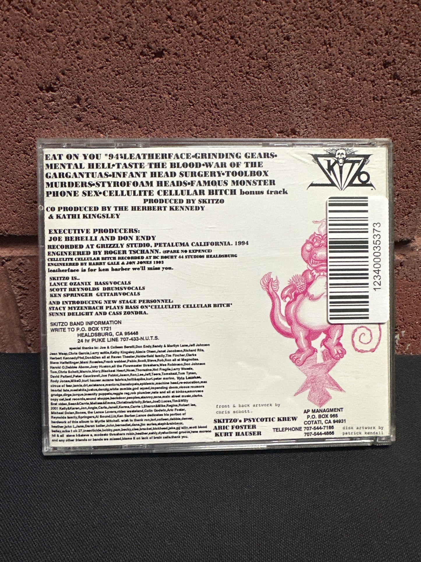 Used CD: Skitzo "Synusar Sukus" CD