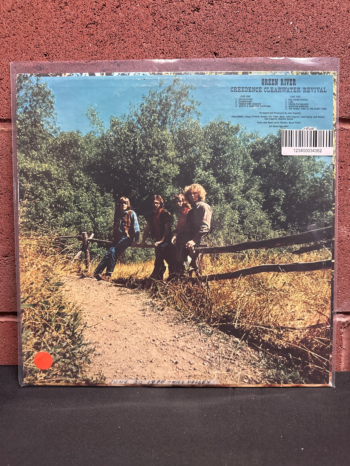 Used Vinyl:  Creedence Clearwater Revival ”Green River” LP