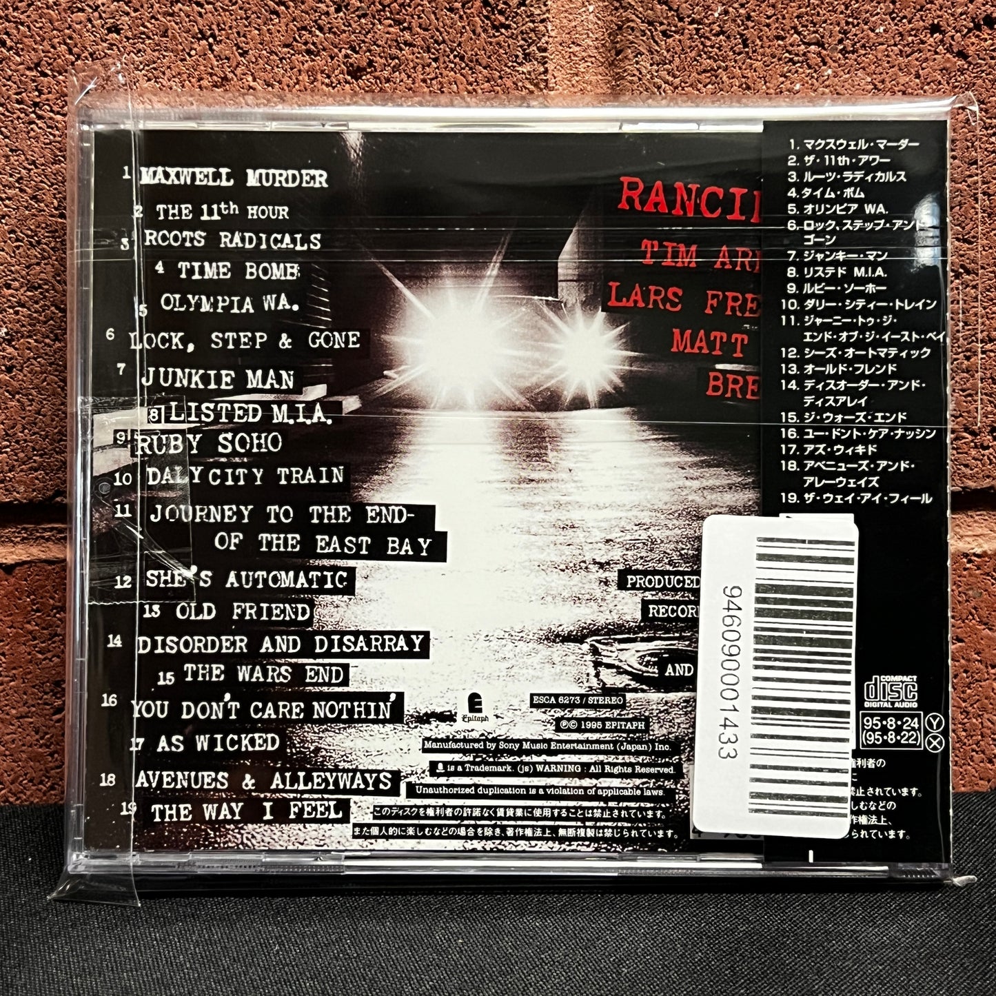 Used CD: Rancid "...And Out Come The Wolves" CD (1995 Japanese Press)