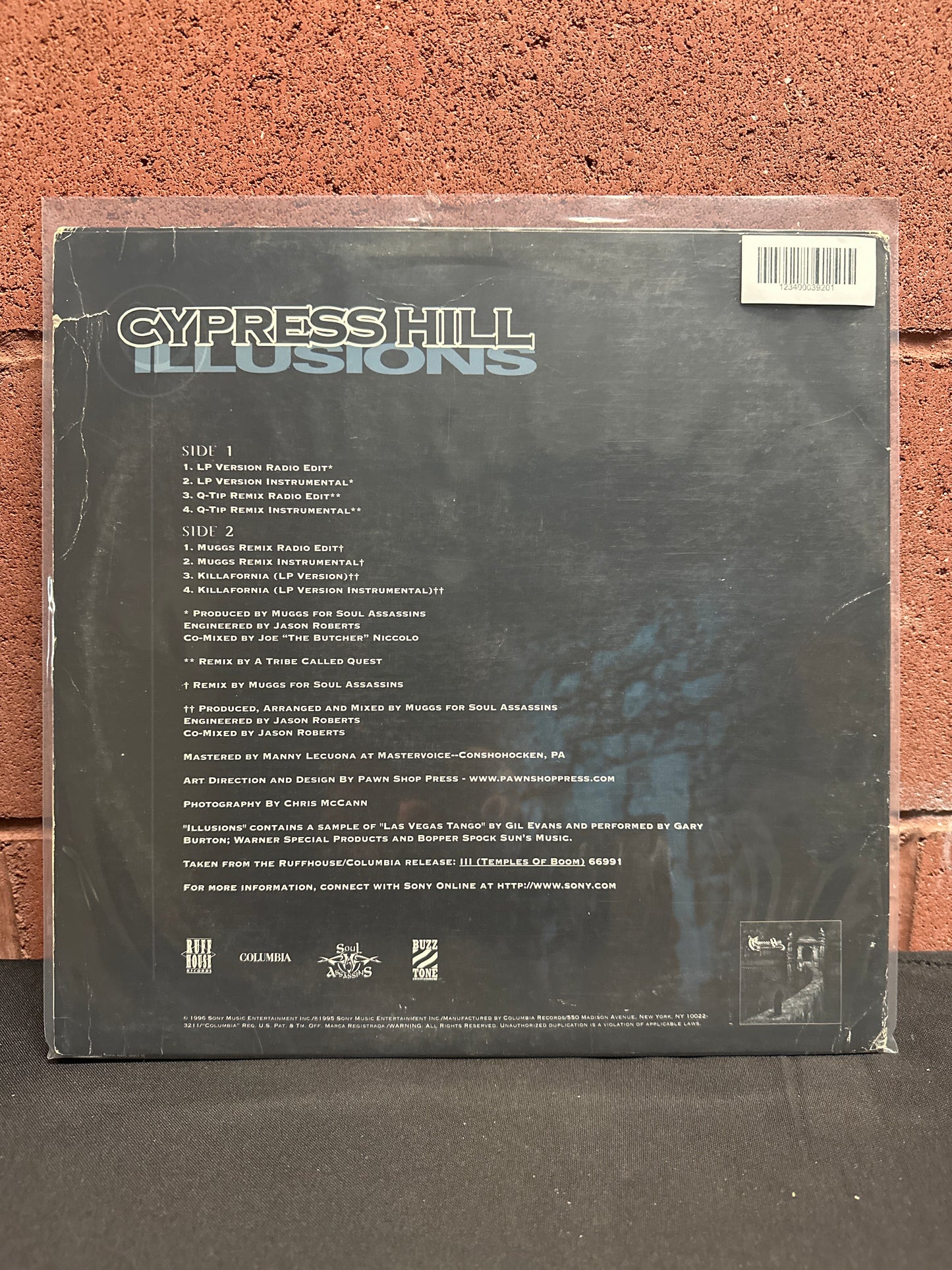 Used Vinyl:  Cypress Hill ”Illusions” 12"