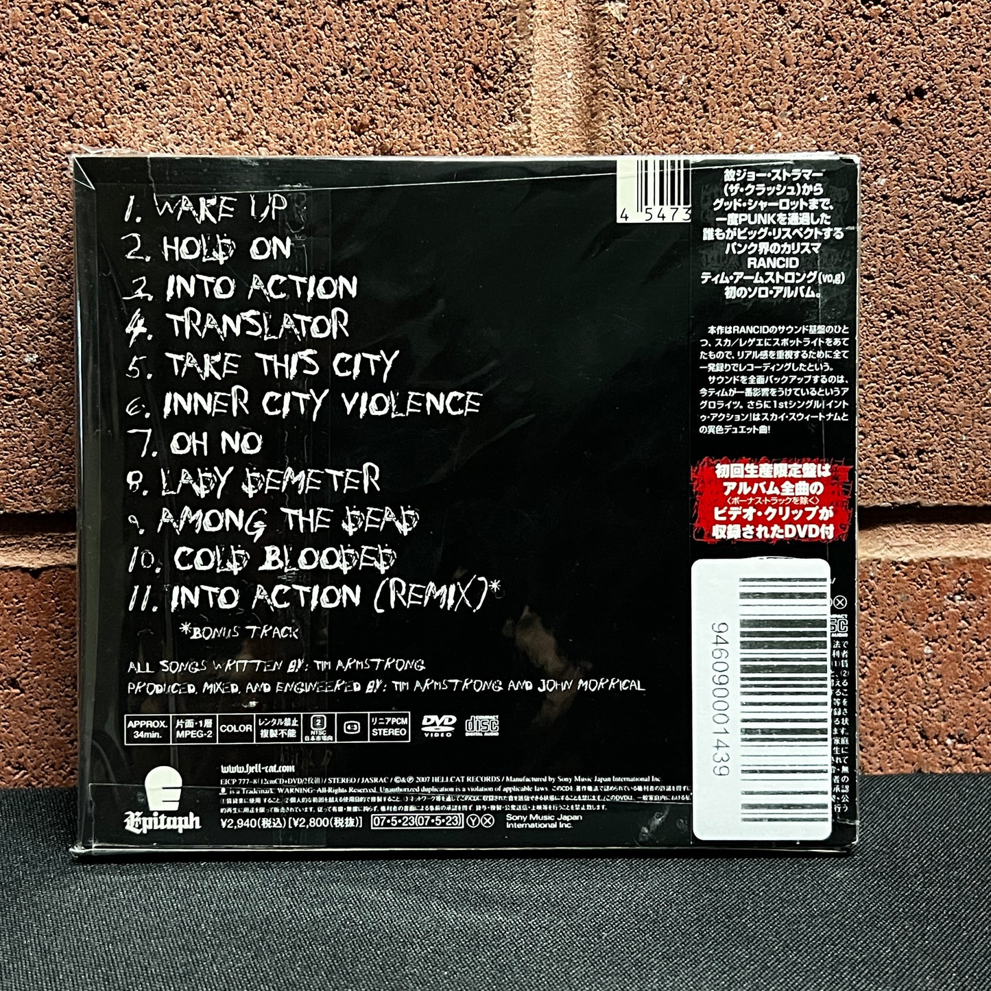 Used CD: Tim Armstrong "A Poet's Life" CD + DVD (2007 Japanese Press w/ Bonus Track)