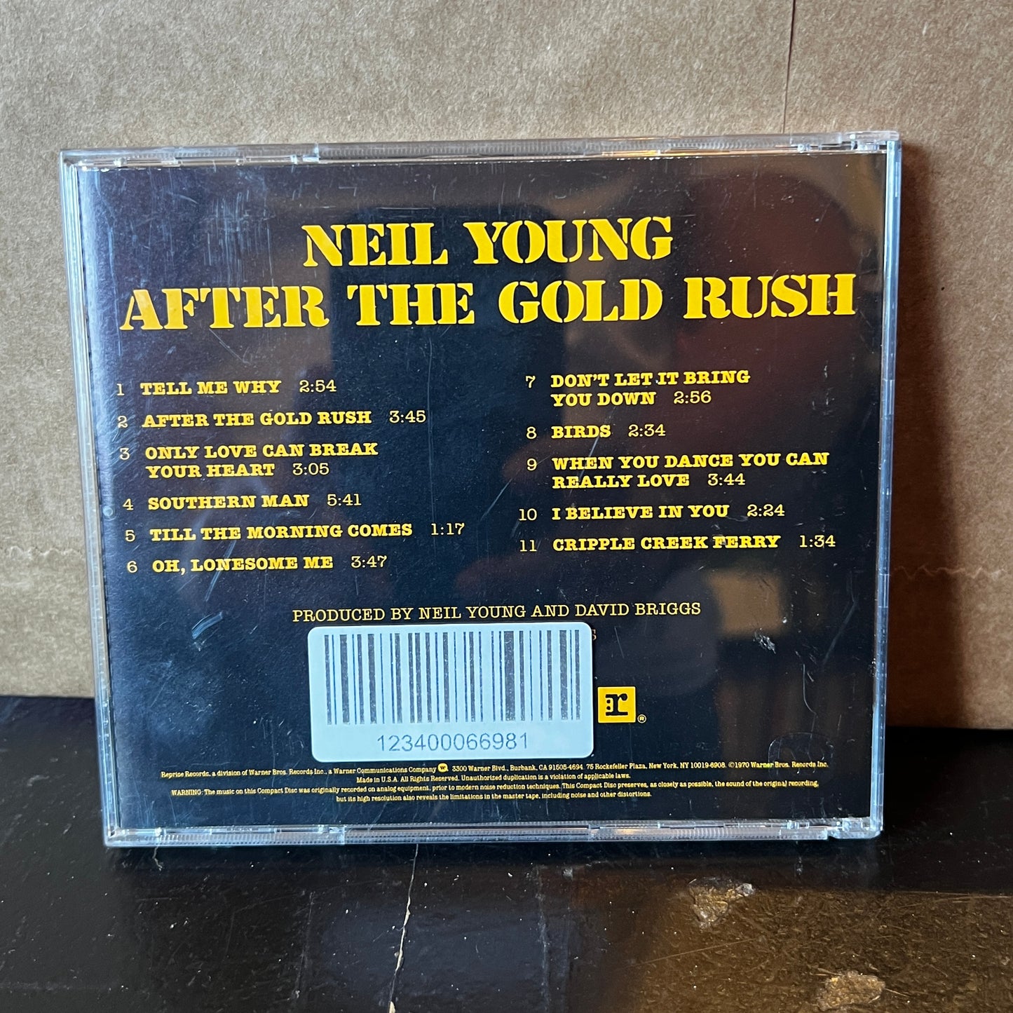 Used CD: Neil Young "After The Gold Rush" CD