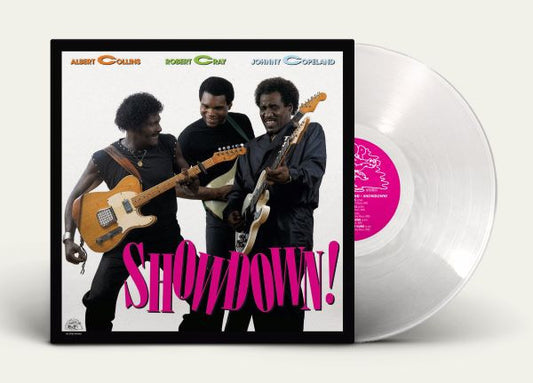 PRE-ORDER: Albert Collins, Robert Cray, Johnny Copeland "Showdown!" LP (Clear Vinyl)