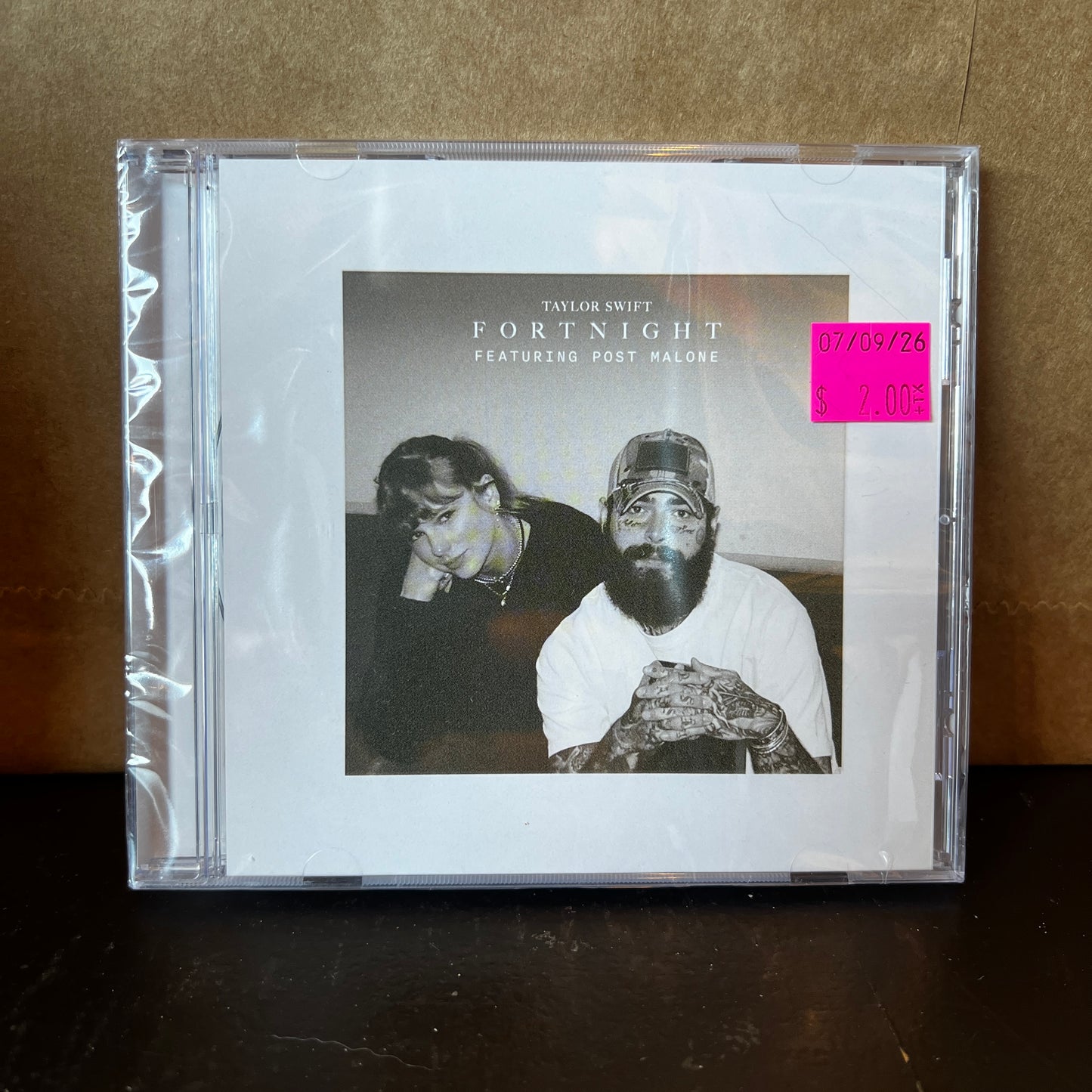 Used CD: Taylor Swift w/Post Malone ‎"Fortnight" CD (2024 Press - Sealed)