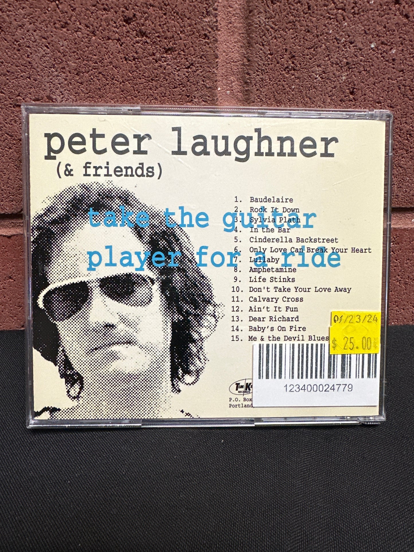 Used Vinyl:  Peter Laughner & Friends Of Peter Laughner ”Take The Guitar Player For A Ride” CD