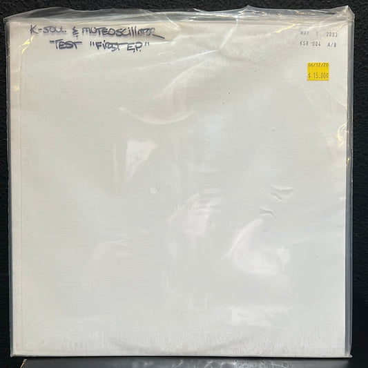 USED VINYL: Ksoul & Muteoscillator ‎"First EP" 12" (White Label Promo)