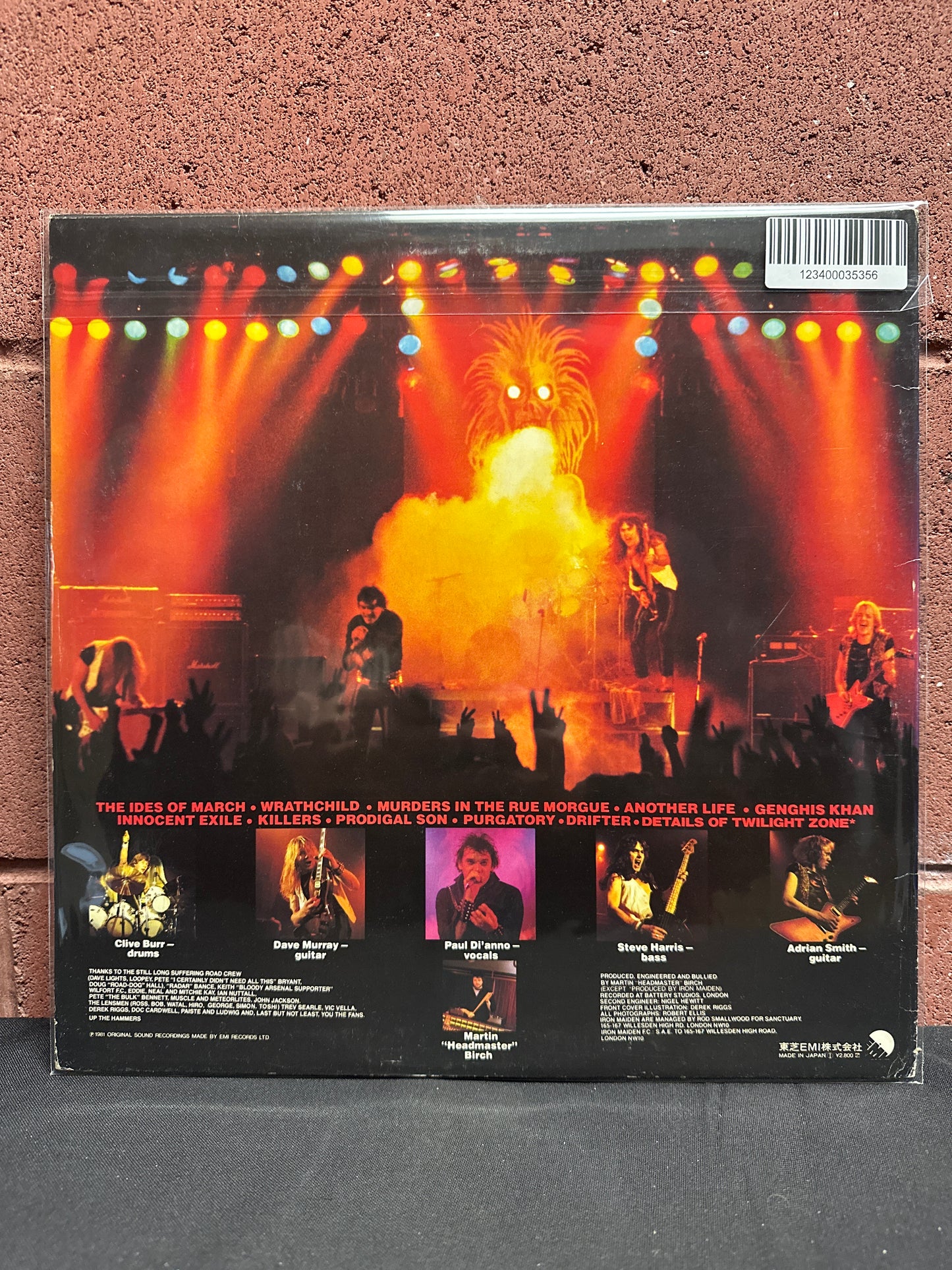 Used Vinyl:  Iron Maiden ”Killers” LP