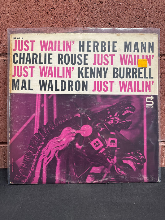 Used Vinyl:  Herbie Mann, Charlie Rouse, Kenny Burrell, Mal Waldron ”Just Wailin'” LP