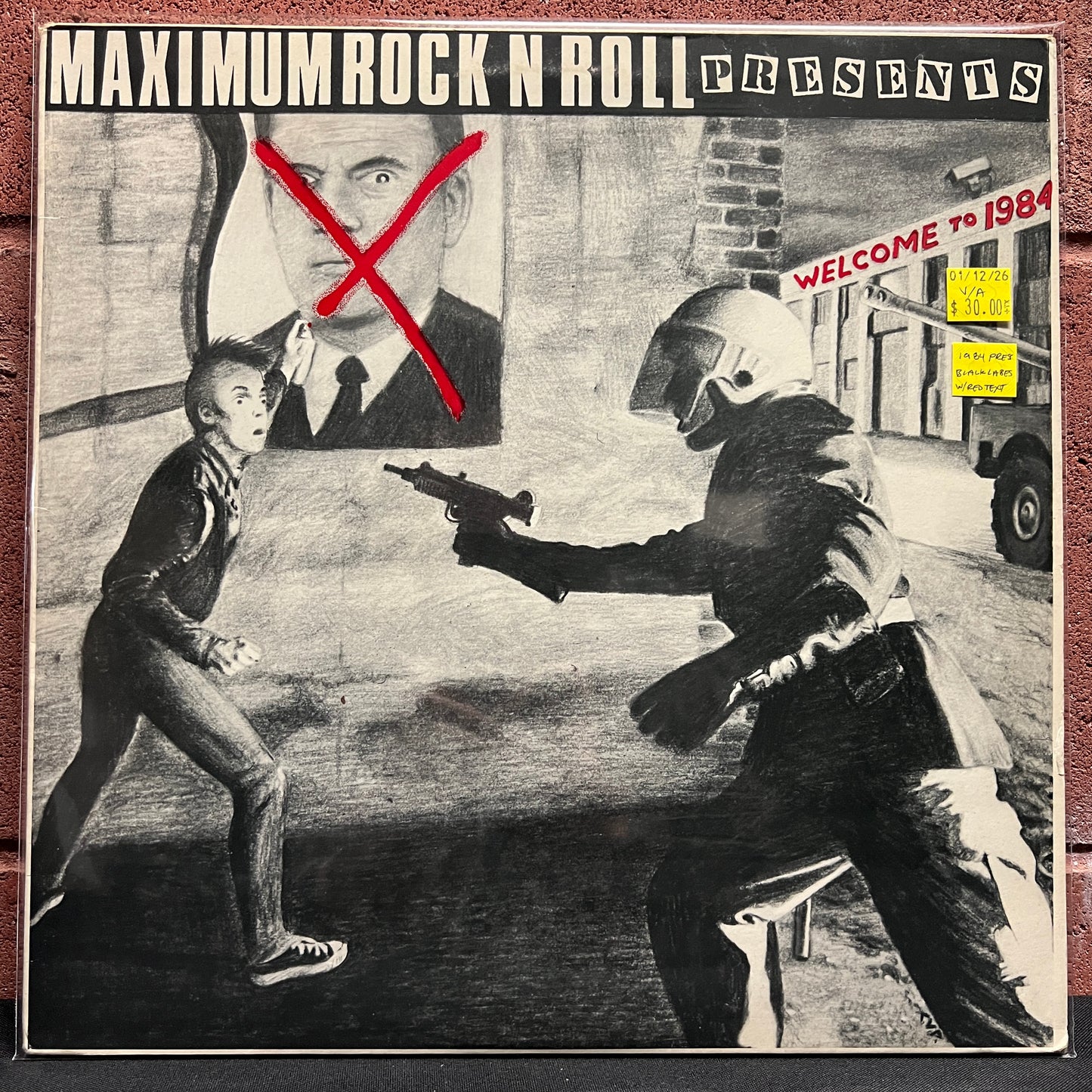 Used Vinyl: Various Artists "Welcome To 1984" LP (1984 pressing, black labels with red text)