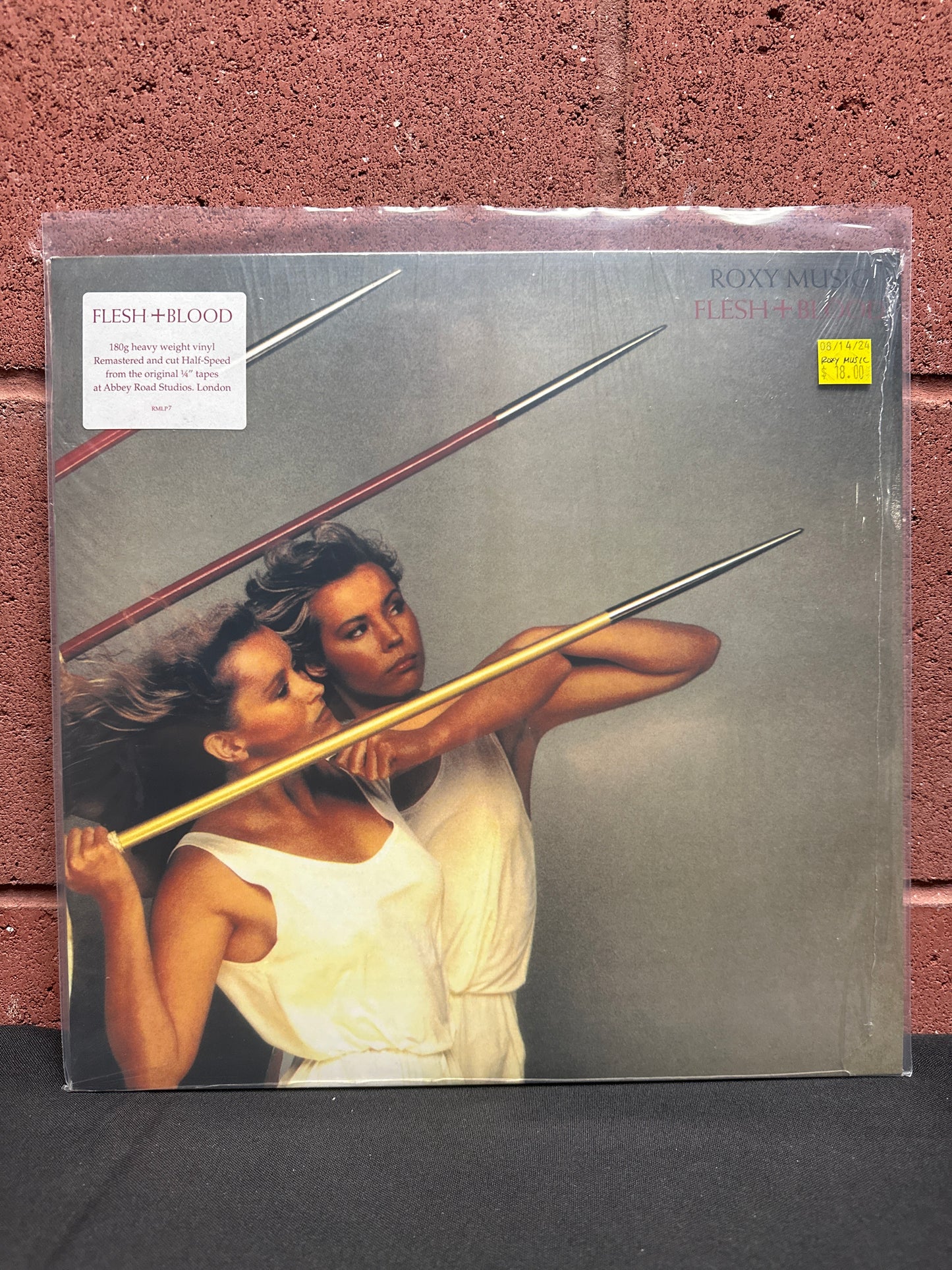 Used Vinyl:  Roxy Music ”Flesh + Blood” LP