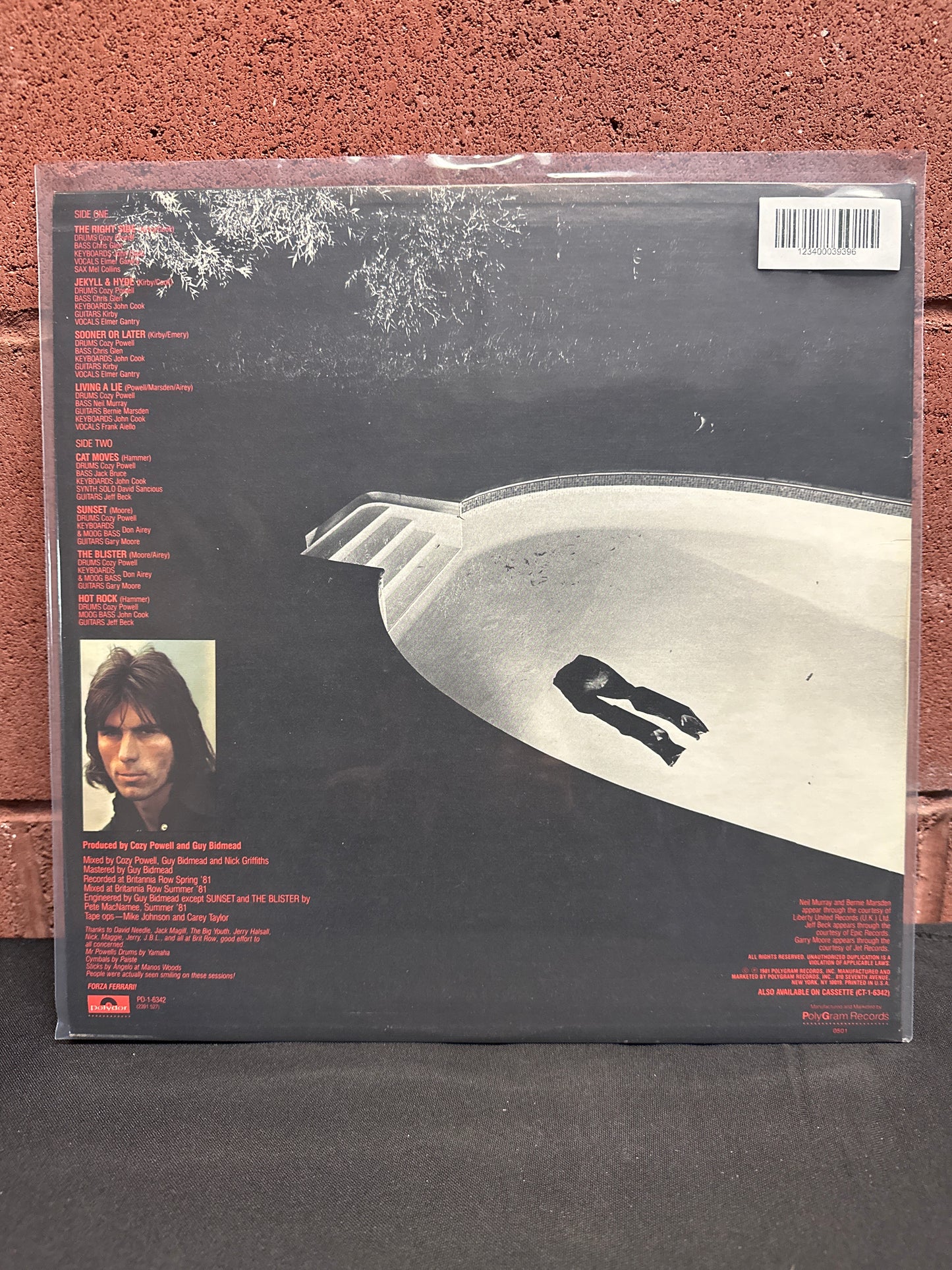 Used Vinyl:  Cozy Powell ”Tilt” LP