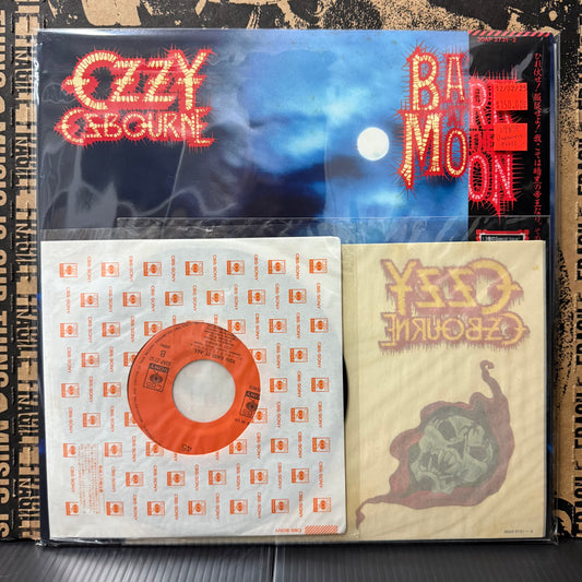 Used Vinyl: Ozzy Osbourne "Bark At The Moon" LP + 7" (Complete 1983 Japanese Press w/ Tattoos)