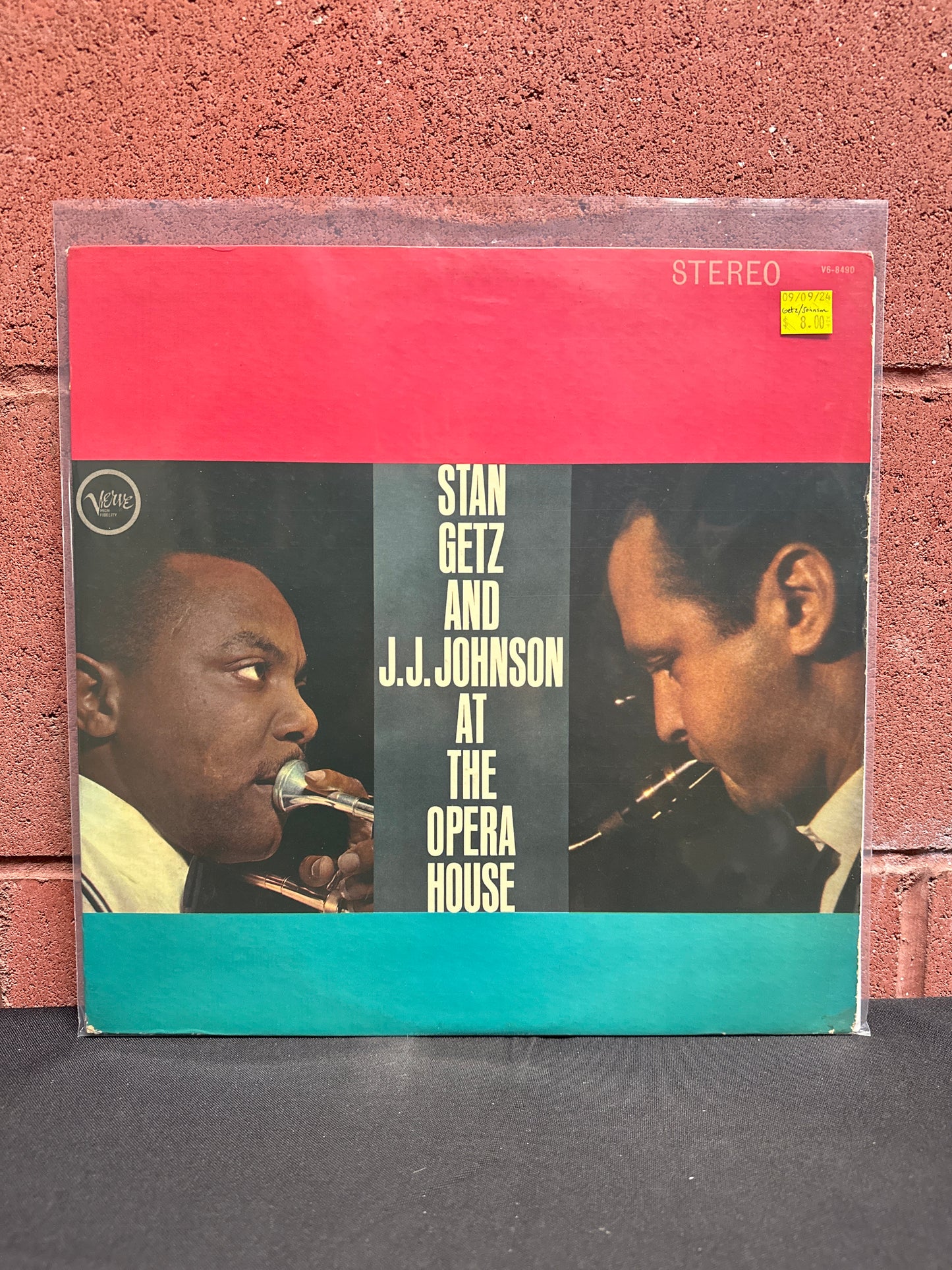 Used Vinyl:  Stan Getz And J.J. Johnson ”At The Opera House” LP