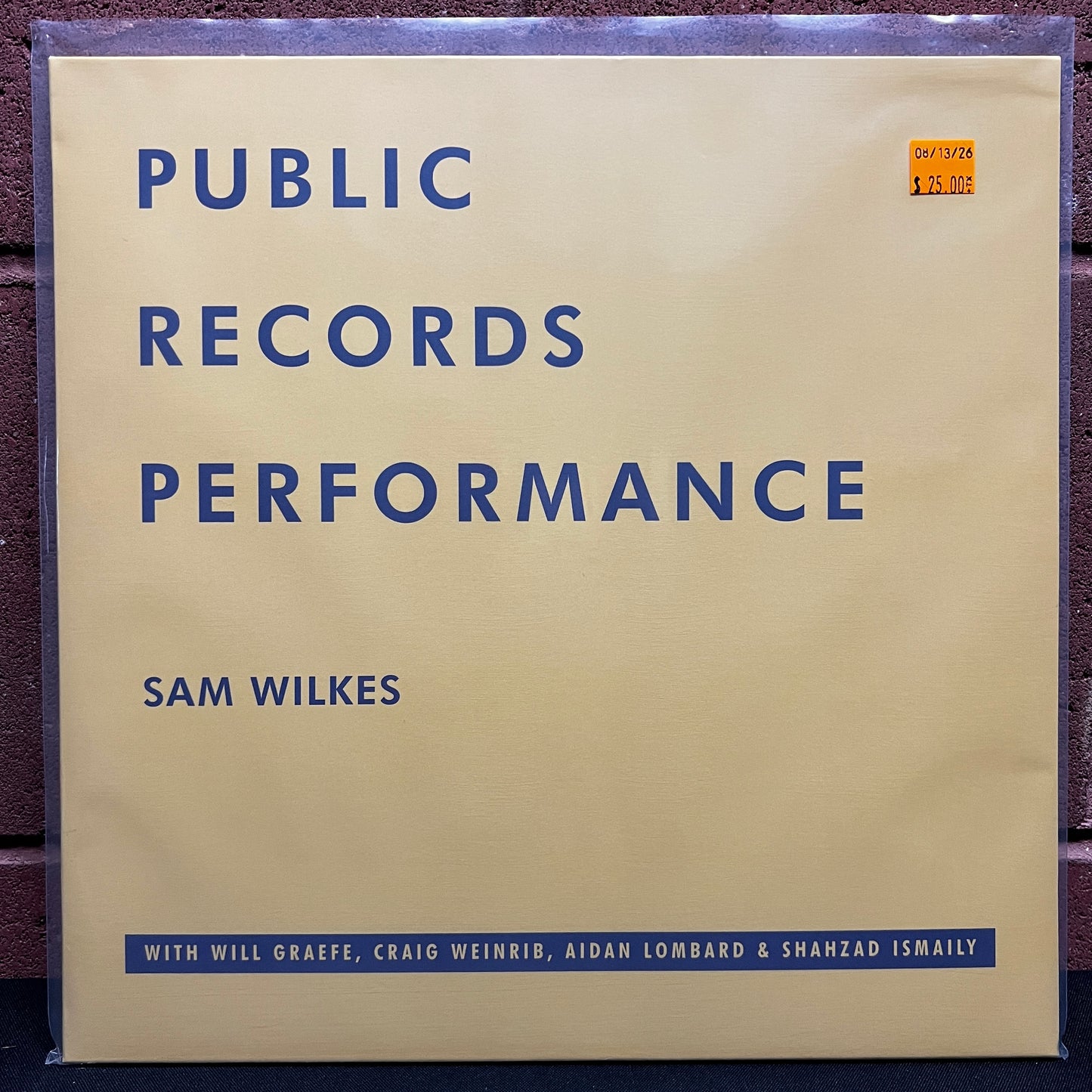 Used Vinyl: Sam Wilkes "Public Records Performance" LP