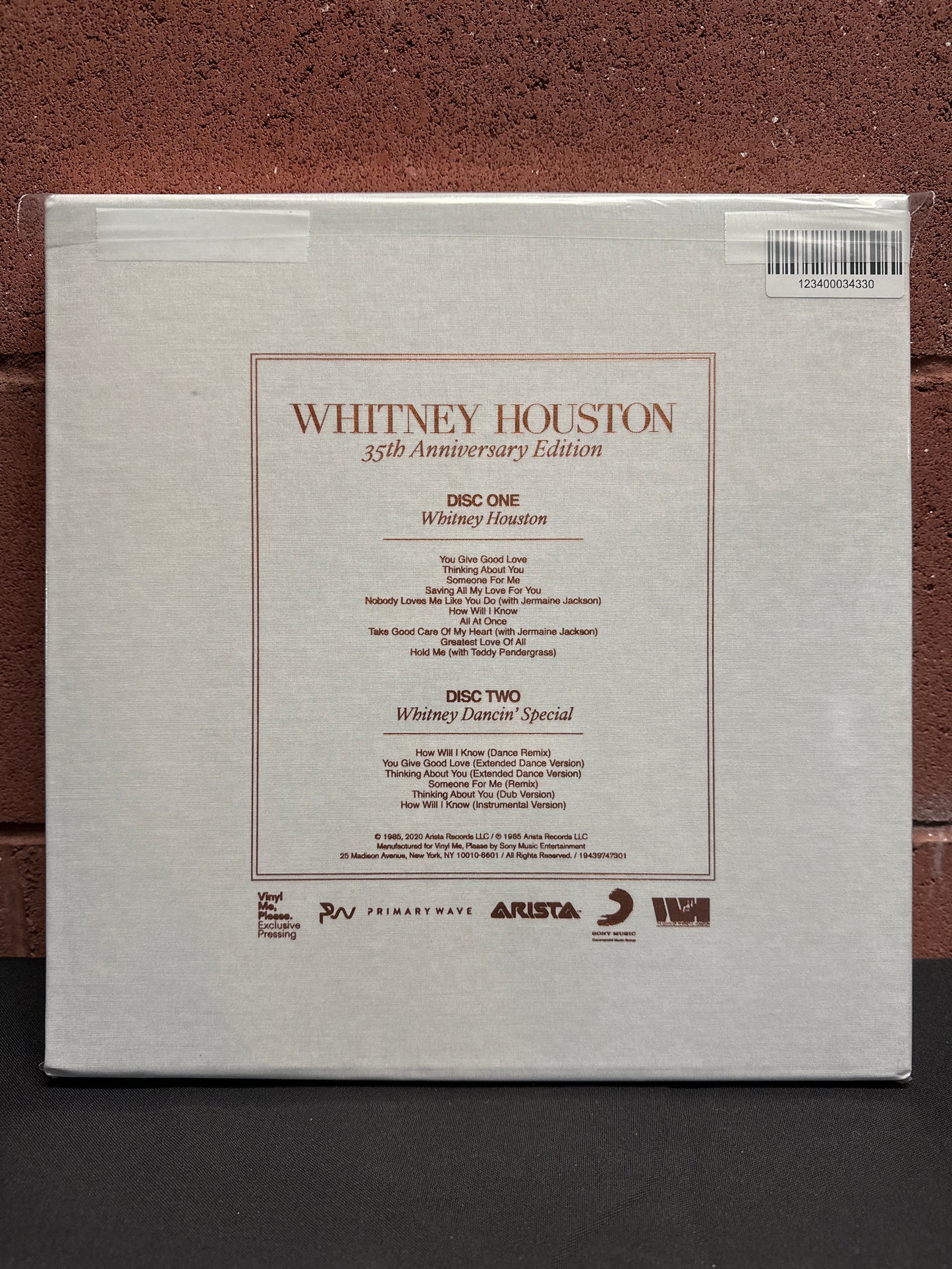 Used Vinyl:  Whitney Houston ”Whitney Houston” 2xLP + Box