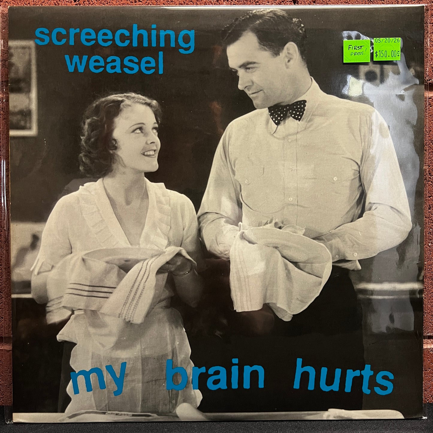 Used Vinyl: Screeching Weasel "My Brain Hurts" LP (1991 Lookout Records 1st Press)