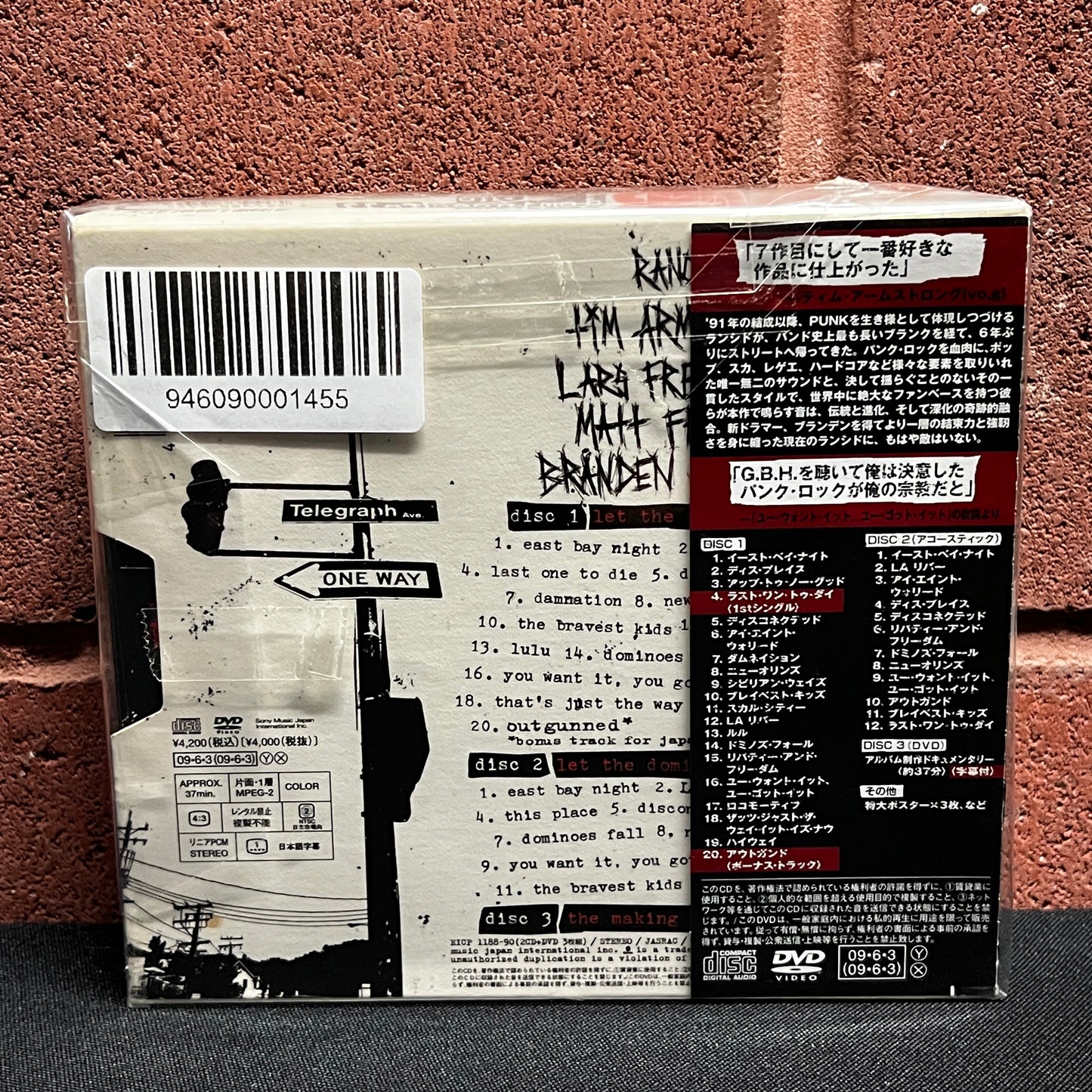 Used CD: Rancid "Let The Dominoes Fall" 2xCD + DVD (2009 Japanese First Press Digipak)