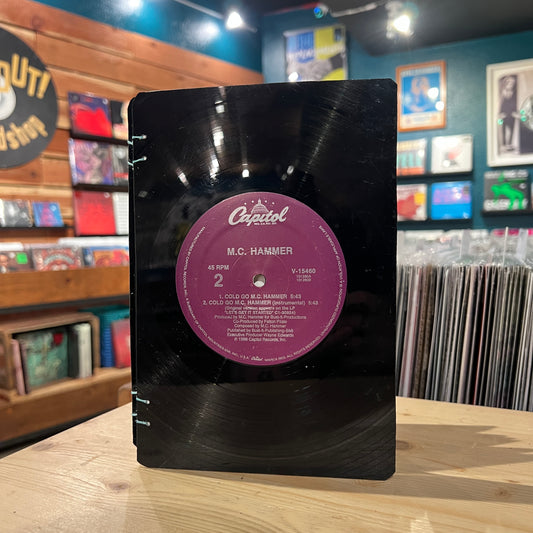 MC Hammer / Whodini Recycled Vinyl Journal