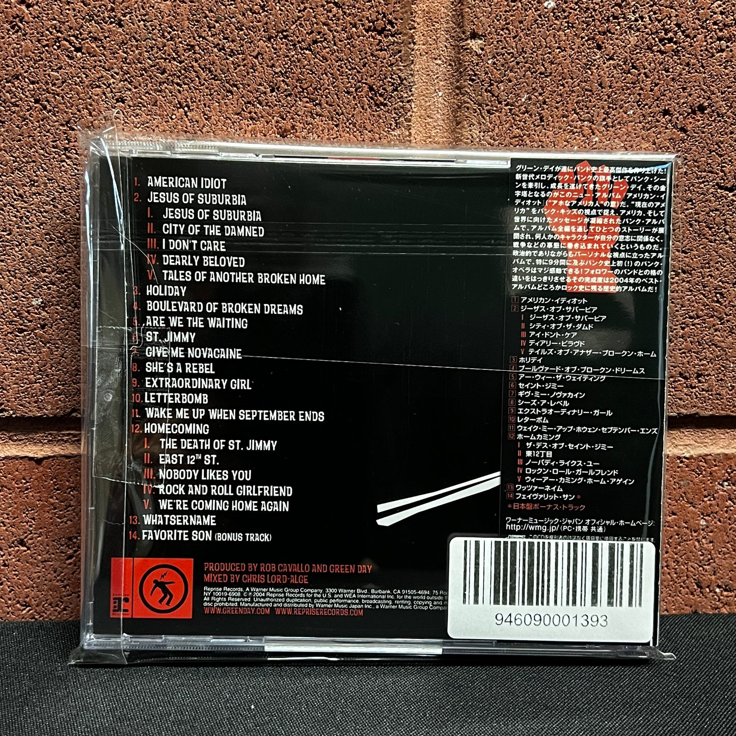 Used CD: Green Day "American Idiot" CD (2004 Japanese Press w/ Bonus Tracks)