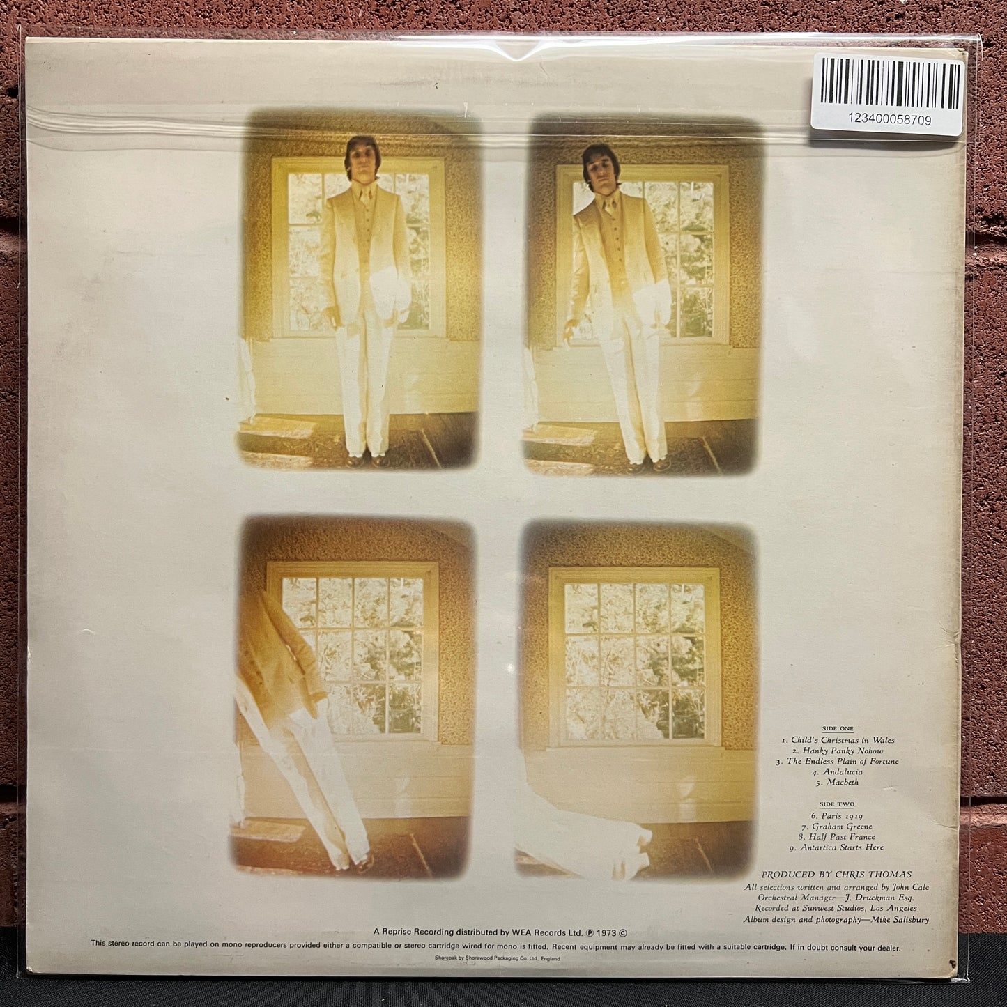 Used Vinyl: John Cale "Paris 1919" LP (UK Press)