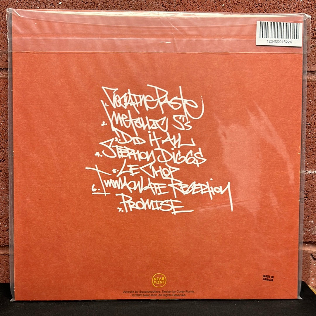 Used Vinyl:  Conway & Jae Skeese ”Pain Provided Profit ” LP (Clear w/Brown & Orange Splatter Vinyl)