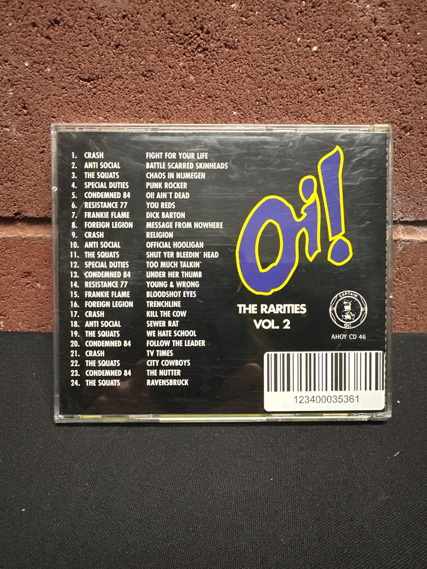 Used CD: V/A - "Oi! The Rarities Vol.2" CD