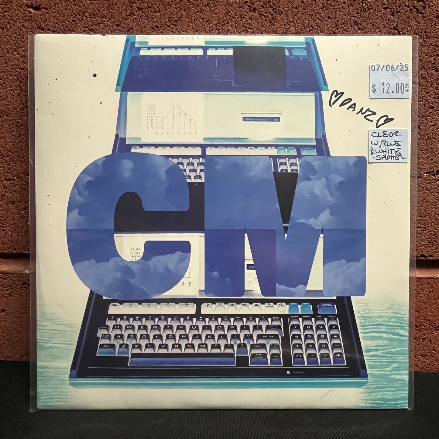 Used Vinyl: Computer Magic "A Million Years" 7" (Clear w/Blue & White Splatter Vinyl)