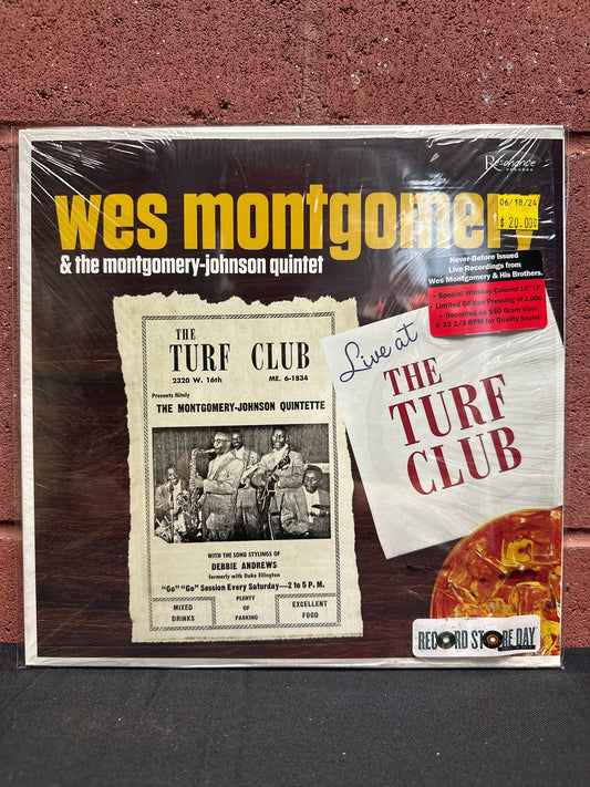 Used Vinyl:  Wes Montgomery & The Montgomery-Johnson Quintet ”Live At The Turf Club” 10" (Whiskey colored vinyl)