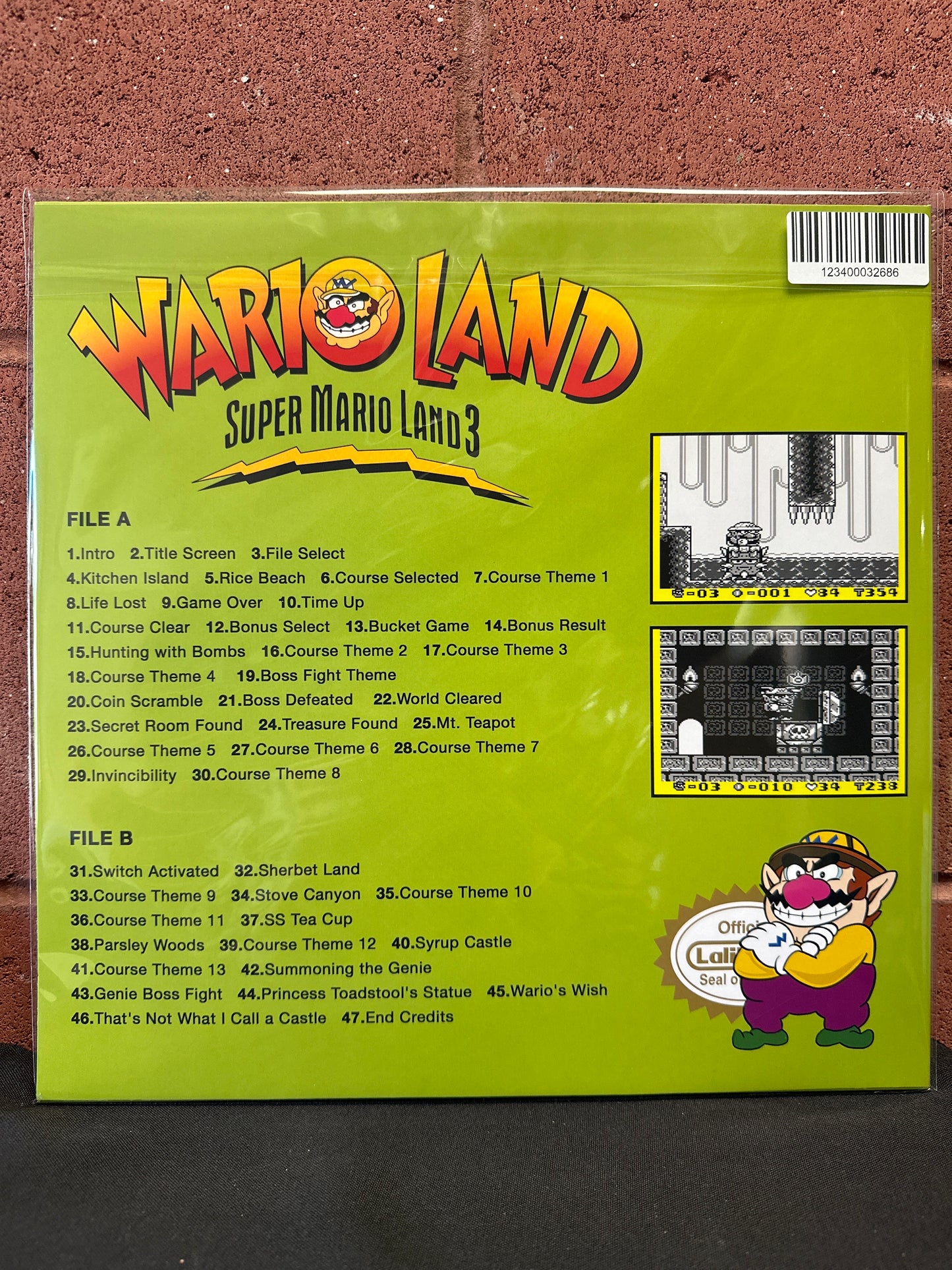 Used Vinyl:  Ryoji Yoshitomi, Kozue Ishikawa ”Wario Land: Super Mario Land 3” LP (Magenta & Blue Vinyl)