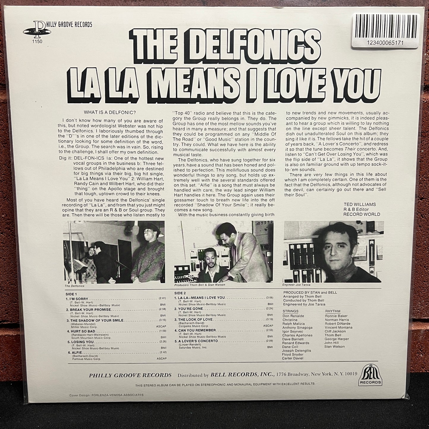 Used Vinyl: The Delfonics "La La Means I Love You" LP (180g Press)