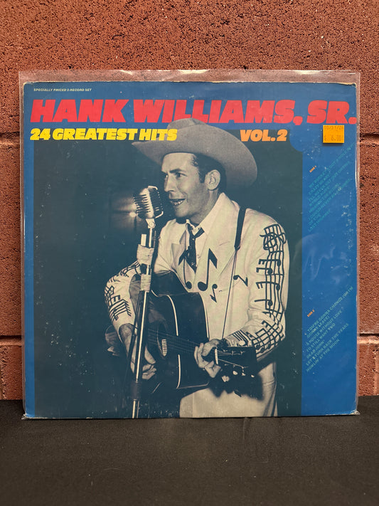 Used Vinyl:  Hank Williams ”24 Greatest Hits, Vol. 2” 2xLP