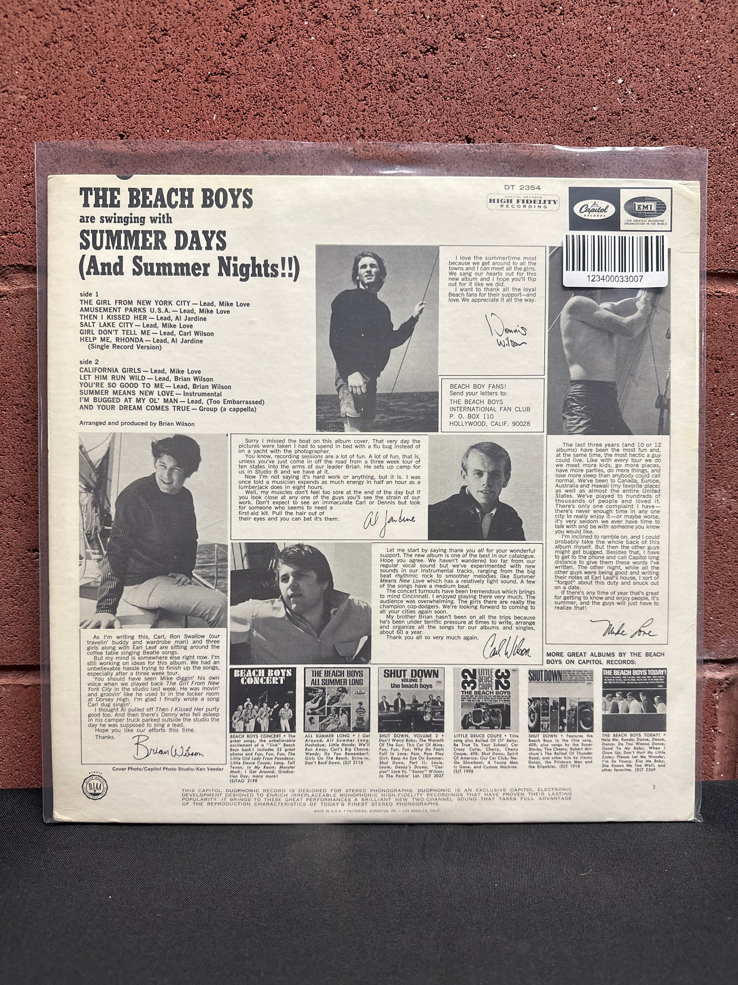 Used Vinyl:  The Beach Boys ”Summer Days (And Summer Nights!!)” LP