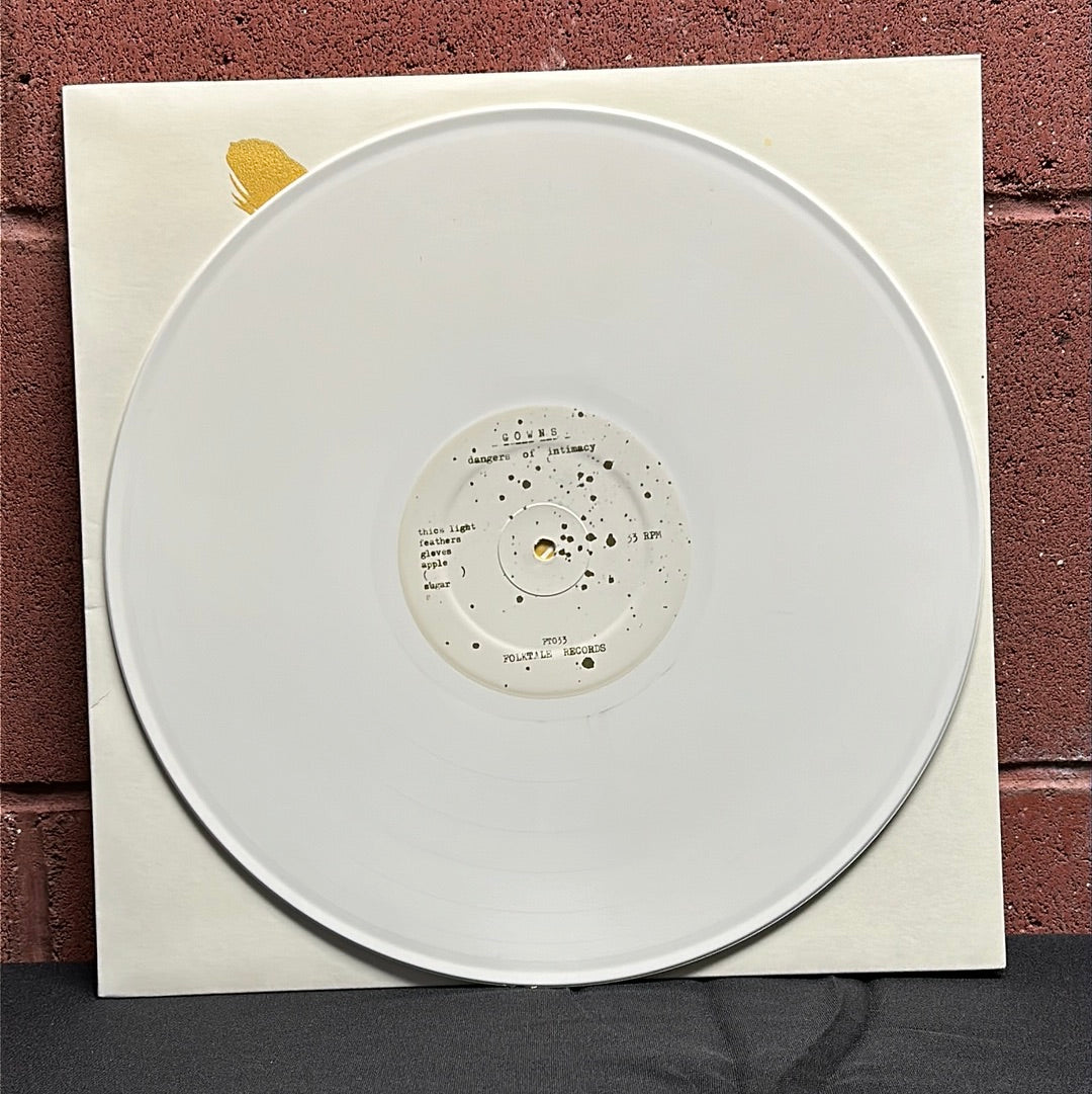 Used Vinyl:  Gowns ”Dangers Of Intimacy” 12" (White Vinyl)