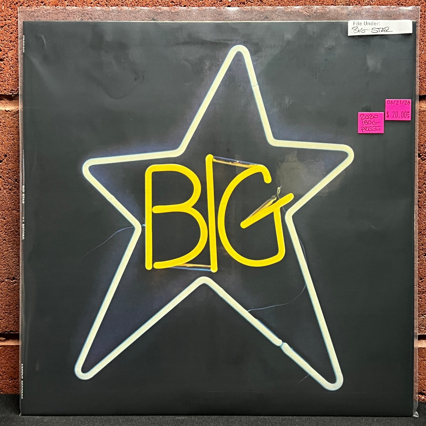 Used Vinyl: Big Star "#1 Record" LP (2020 180g Press)