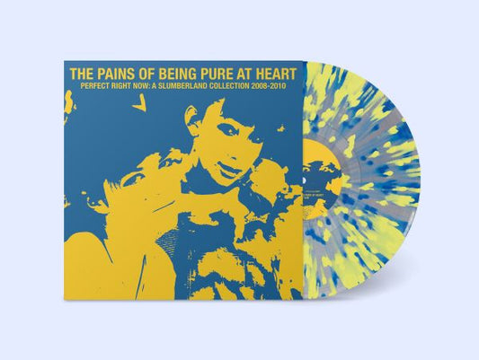 PRE-ORDER: The Pains Of Being Pure At Heart "Perfect Right Now: A Slumberland Collection 2008-2010" LP (Milky Clear / Blue & Yellow Splatter