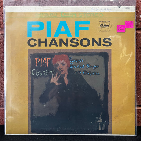Used Vinyl: Edith Piaf "Chansons" LP (1963 Press)