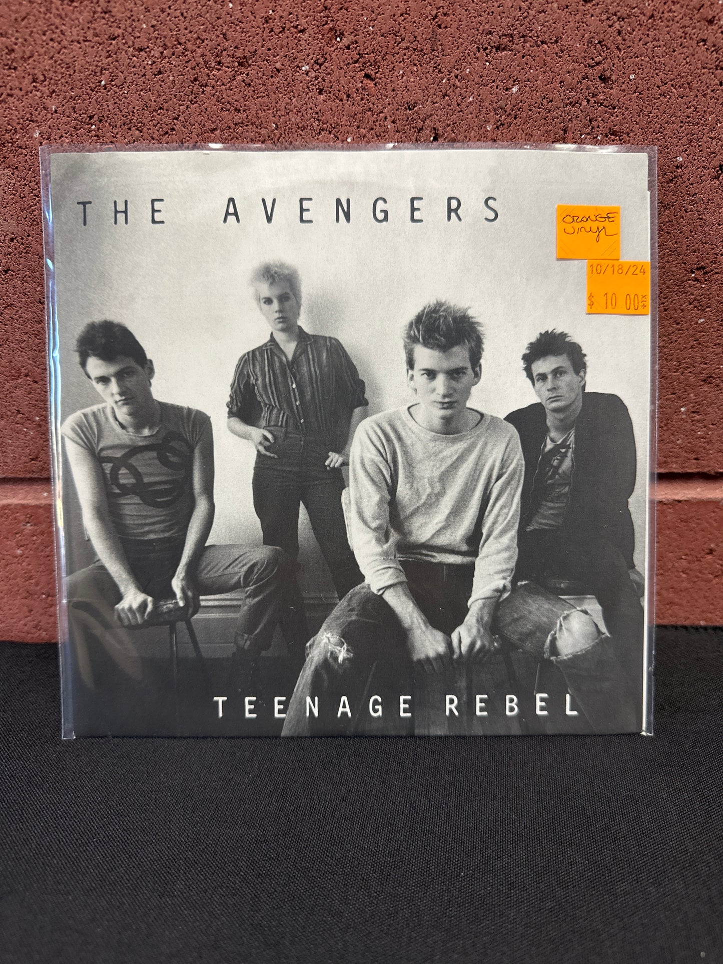 Used Vinyl:  Avengers ”Teenage Rebel” 7" (Orange Vinyl)