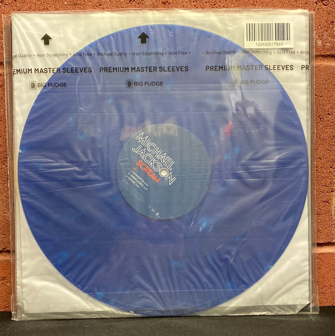 Used Vinyl:  Michael Jackson ”Scream” 2xLP (Blue and Glow in the dark vinyl)