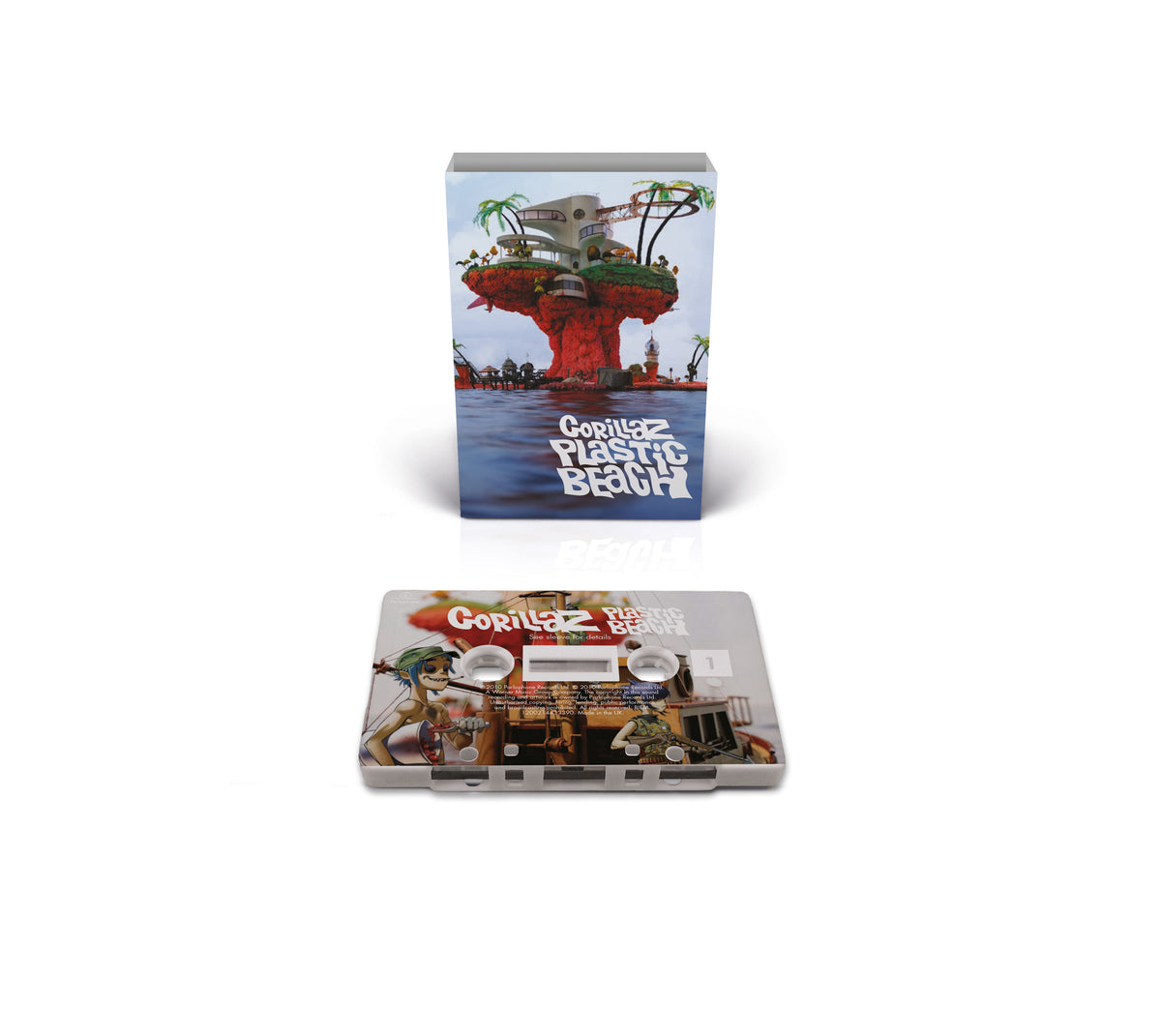 PRE-ORDER: Gorillaz "Plastic Beach" Cassette (Brick & Mortar Exclusive White Body)