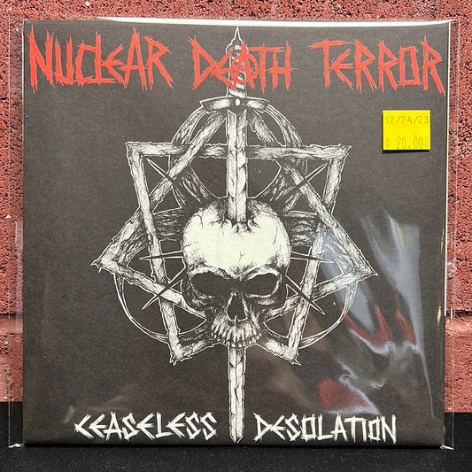 Used Vinyl:  Nuclear Death Terror ”Ceaseless Desolation” 7"