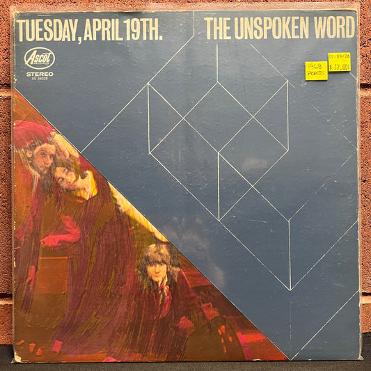 Used Vinyl: The Unspoken Word ‎"Tuesday, April 19th." LP (1968 Press)