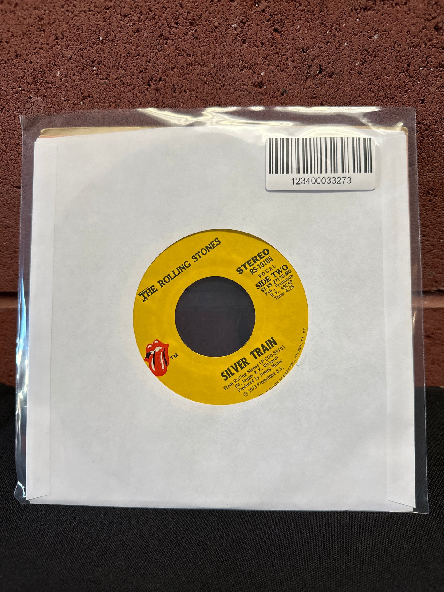 Used Vinyl:  The Rolling Stones ”Angie / Silver Train” 7"