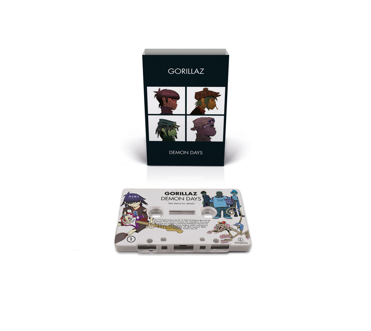 PRE-ORDER: Gorillaz "Demon Days" Cassette (Brick & Mortar Exclusive White Body)